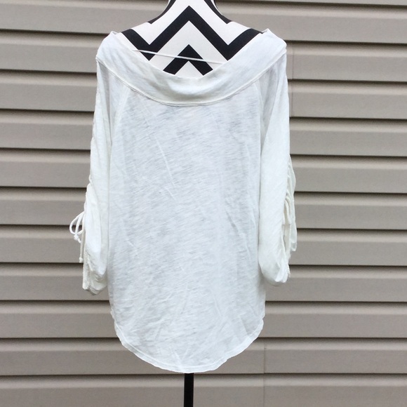 NWT Free People Ivory Bohemia Off The Shoulder Top - Picture 7 of 7